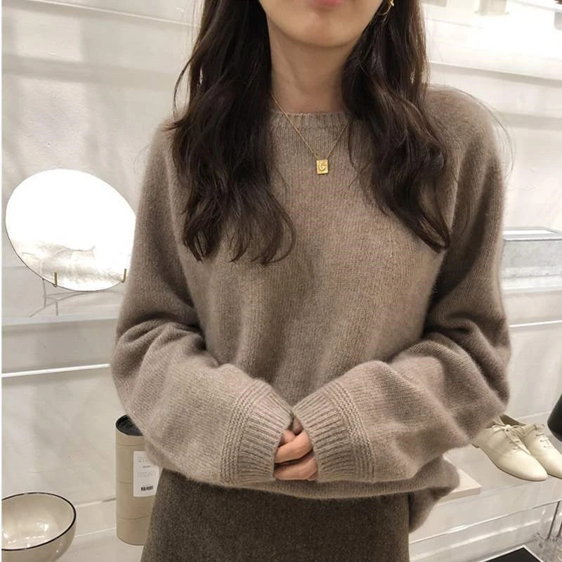 2020 Winter Women's Solid Sweaters Pullovers Korean Warm New Minimalist One Size Fashion Ladies Chic Vintage Autumn Jumpers
2020 Winter Women's Solid Sweaters Pullovers Korean Warm New Minimalist One Size Fashion Ladies Chic Vintage Autumn Jumpers