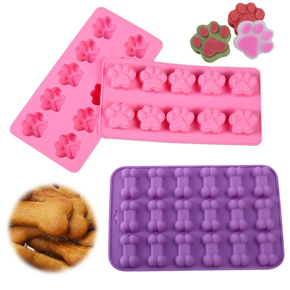 DIY Puppy Dog Paw Bone Ice Tray Dog Footprint Mould Cake Molds Cookie Fondant Cake Decorating Mould Bakeware Kitchen Accessories
DIY Puppy Dog Paw Bone Ice Tray Dog Footprint Mould Cake Molds Cookie Fondant Cake Decorating Mould Bakeware Kitchen Accessories