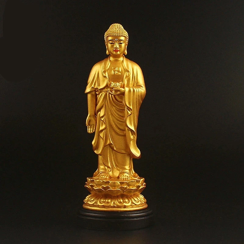 13.5cm Gold Painted Resin Buddhist Statue ,Amitabha Figurine Small Hand Putting Car Decorate Crafts
13.5cm Gold Painted Resin Buddhist Statue ,Amitabha Figurine Small Hand Putting Car Decorate Crafts