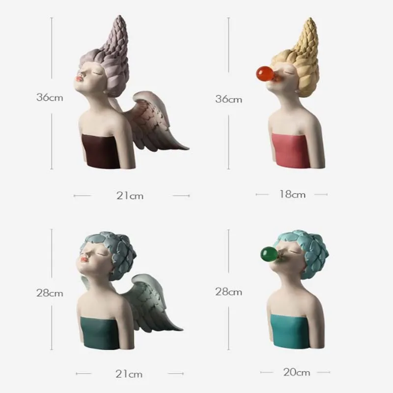 Nordic Miniatures Figurine Crafts Resin Ornament Fashion Creative Small Statues Bedroom Desktop Decor Gift for Home Decoration
Nordic Miniatures Figurine Crafts Resin Ornament Fashion Creative Small Statues Bedroom Desktop Decor Gift for Home Decoration