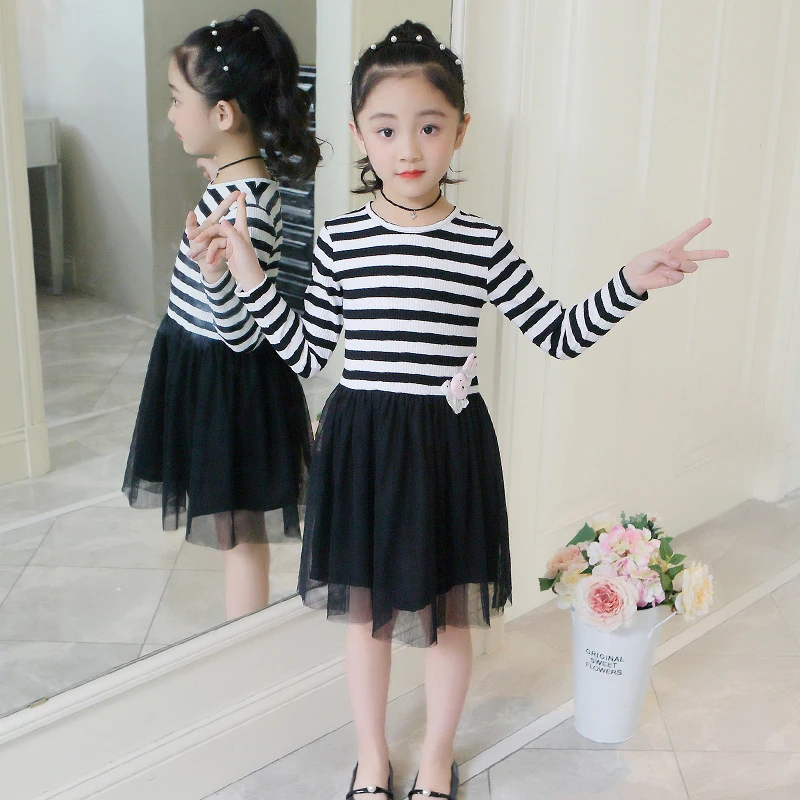 Girls Dresses Spring Autumn Children Dress Long Sleeve Striped Princess Kids Christmas Dress for Girls Clothes 4 6 8 10 12 Years
Girls Dresses Spring Autumn Children Dress Long Sleeve Striped Princess Kids Christmas Dress for Girls Clothes 4 6 8 10 12 Years