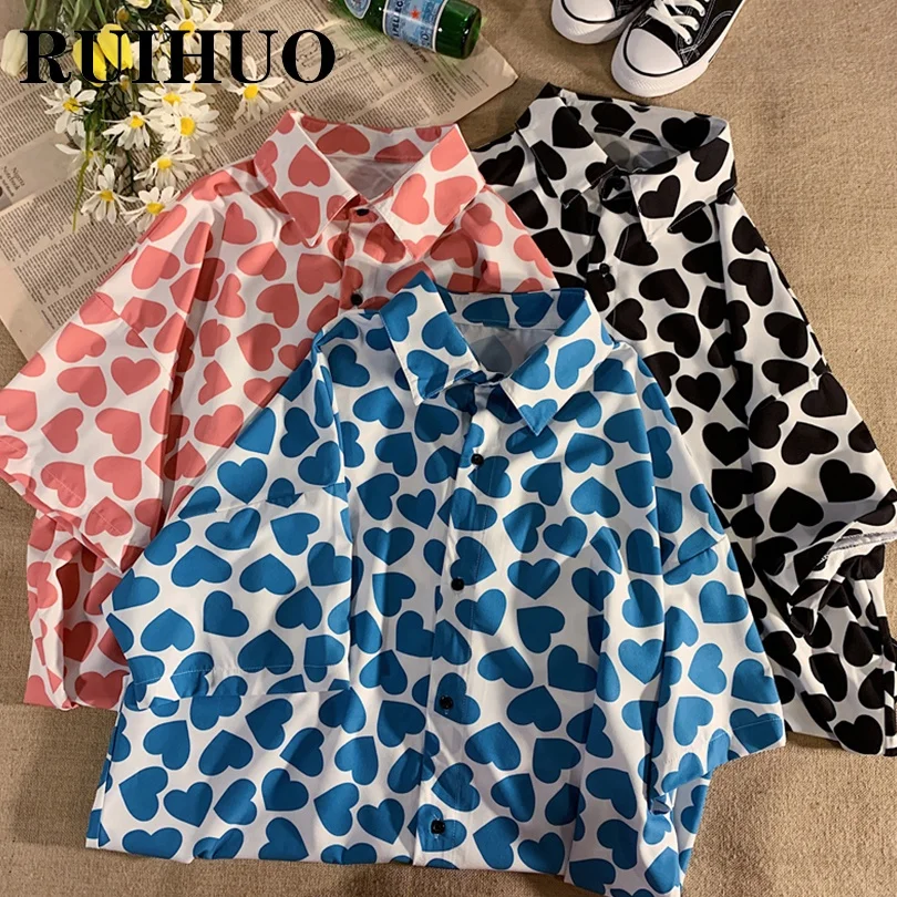 RUIHUO Short Sleeve Print Shirt Men Clothing Designer 5XL Vintage Clothes Men Shirts 2021 Autumn New Arrivals
RUIHUO Short Sleeve Print Shirt Men Clothing Designer 5XL Vintage Clothes Men Shirts 2021 Autumn New Arrivals