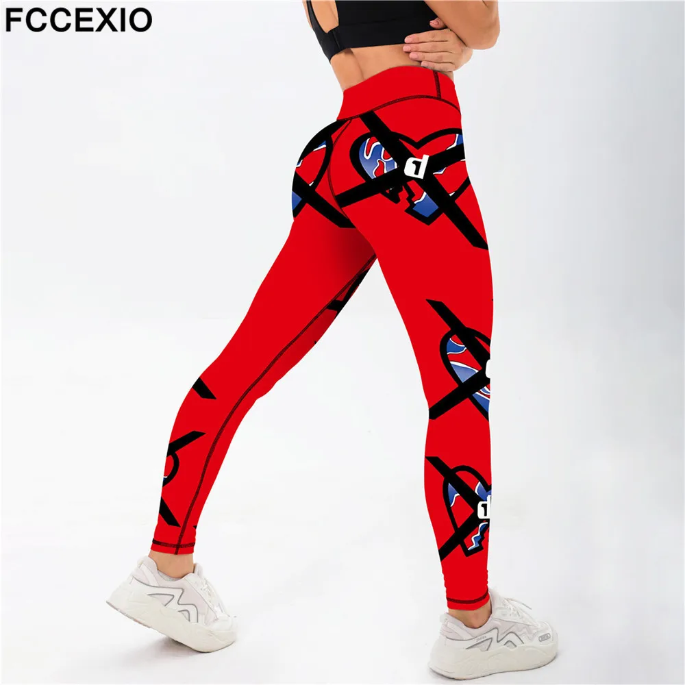 FCCEXIO New High Waist Elastic Legging Women Sexy Workout Leggings Slim Fitness Fashion Red Geometric Love Print Pants S-2XL
FCCEXIO New High Waist Elastic Legging Women Sexy Workout Leggings Slim Fitness Fashion Red Geometric Love Print Pants S-2XL