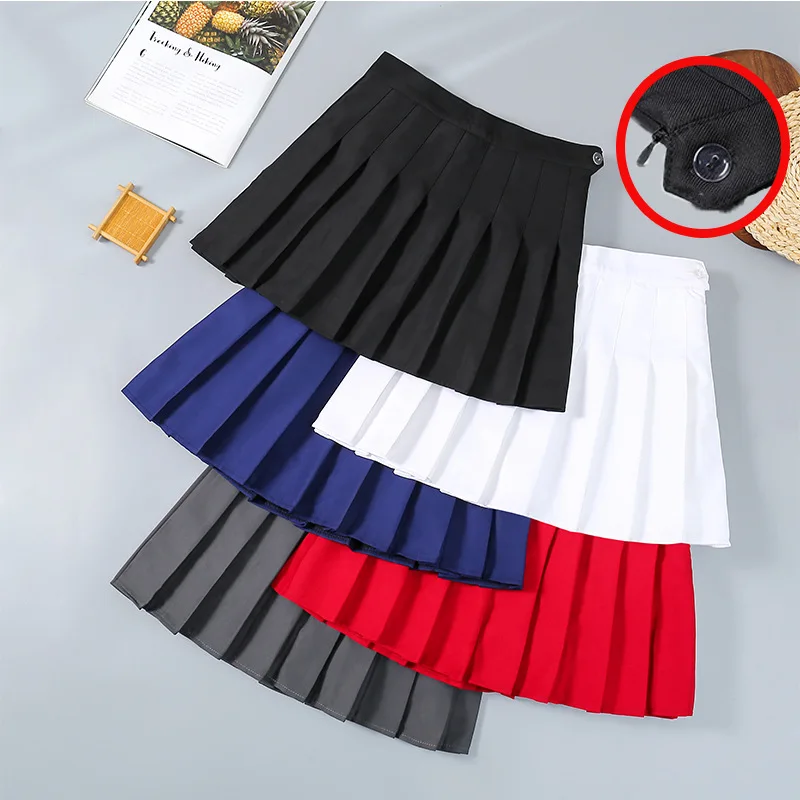 2020 Skirts Women Pleated High Waist Plus Size Solid Casual Streetwear All-match Korean Style Autumn Trendy Novelty Daily Women
2020 Skirts Women Pleated High Waist Plus Size Solid Casual Streetwear All-match Korean Style Autumn Trendy Novelty Daily Women