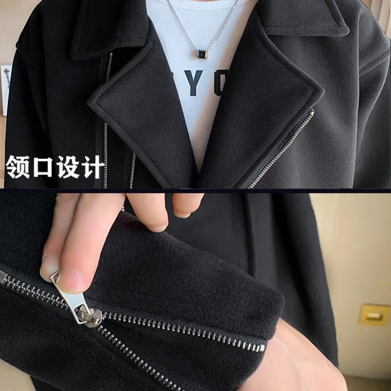 2021 Han EditionAutumn Winter New Woolen Coats Male Slim Long Jacket Fashion Boutique Solid Men's Trench Coat Jacket
2021 Han EditionAutumn Winter New Woolen Coats Male Slim Long Jacket Fashion Boutique Solid Men's Trench Coat Jacket
