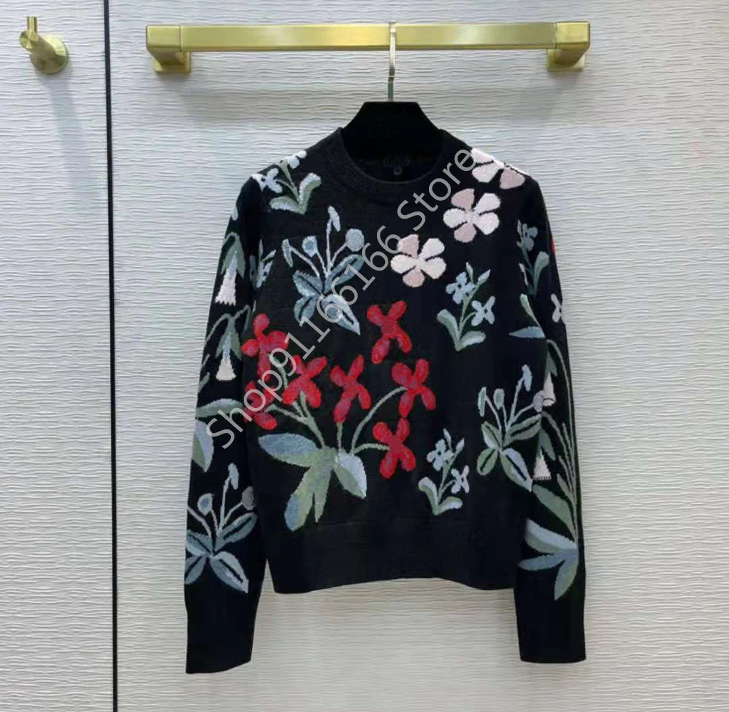 2021 new autumn and winter trend light luxury floral handmade knitted top ladies sweater luxury elegant high quality
2021 new autumn and winter trend light luxury floral handmade knitted top ladies sweater luxury elegant high quality