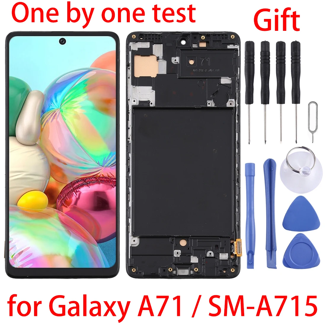 New for Galaxy A71 TFT Material LCD Screen&Digitizer Full Assembly&Frame for Samsung A71 SM-A715F/DS SM-A715F/DSN SM-A715F/DSM
New for Galaxy A71 TFT Material LCD Screen&Digitizer Full Assembly&Frame for Samsung A71 SM-A715F/DS SM-A715F/DSN SM-A715F/DSM