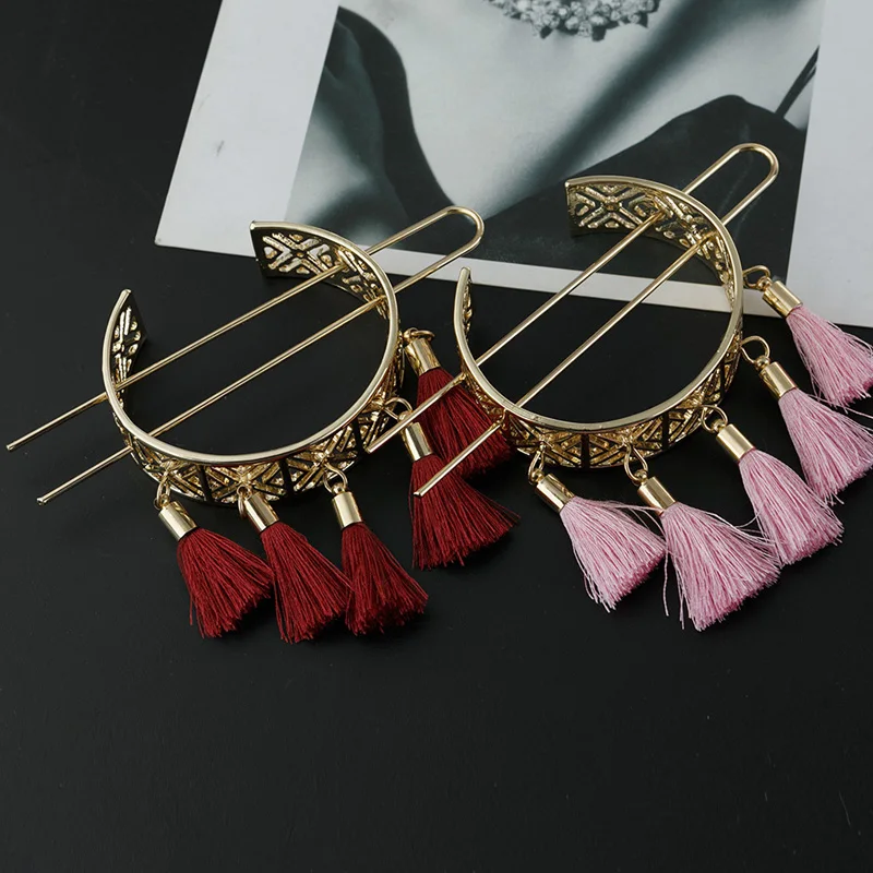 Vintage Hollow Out Red Tassel Hair Sticks for Women Hair Ornament Female Bridal Hair Accessories Boho Bun Golden Hair Pin
Vintage Hollow Out Red Tassel Hair Sticks for Women Hair Ornament Female Bridal Hair Accessories Boho Bun Golden Hair Pin