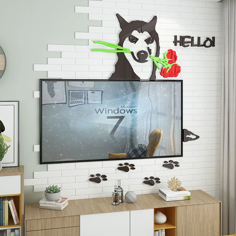 Nordic DIY creative puppy Acrylic Wall Sticker 3D stereo living room Entrance restaurant background room Layout Wall Sticker
Nordic DIY creative puppy Acrylic Wall Sticker 3D stereo living room Entrance restaurant background room Layout Wall Sticker