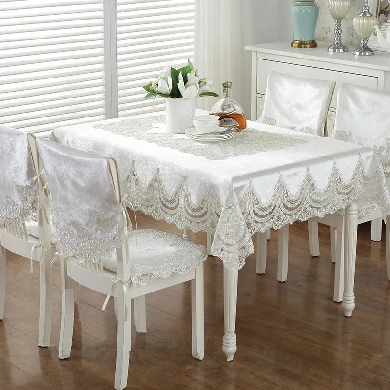European Luxury Tablecloth Rectangular Coffee Table Lace Cover Towel Modern Tablecloth Wedding Fabric Chair Cover Cushion
European Luxury Tablecloth Rectangular Coffee Table Lace Cover Towel Modern Tablecloth Wedding Fabric Chair Cover Cushion