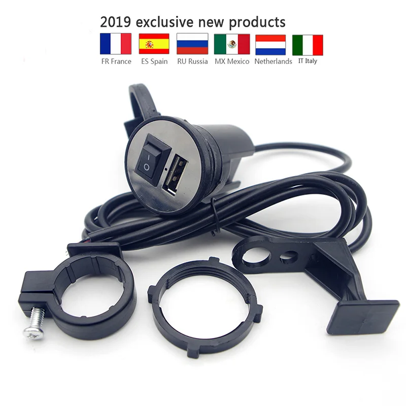 Чехол для зарядного устройства USB мотоциклов Bajaj pulsar 200 ns dominar 400 Benelli leoncino tnt 125 Yamaha r6
