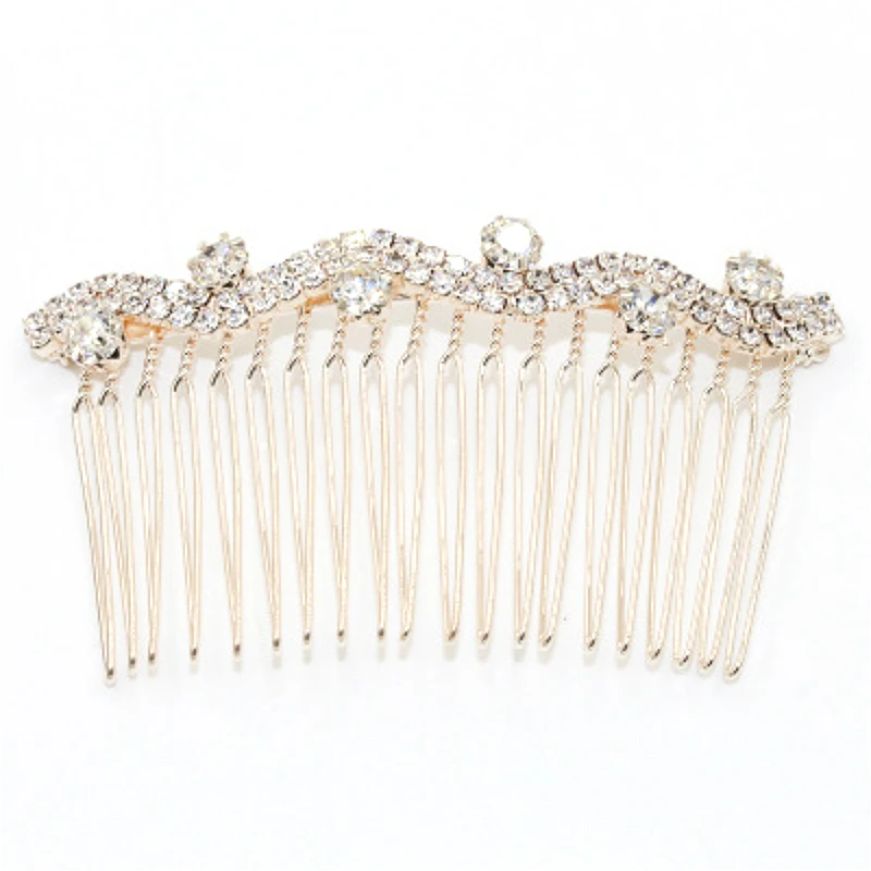 2020 New Fashion Wedding Headdress Hair Accessories Golden Bride Crystal Crown Rose Floral Elegant Hair Ornaments Hairpin
2020 New Fashion Wedding Headdress Hair Accessories Golden Bride Crystal Crown Rose Floral Elegant Hair Ornaments Hairpin