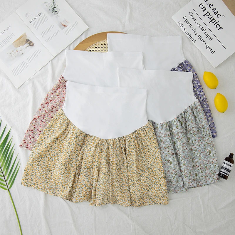211# Summer Korean Fashion Maternity Mini Skirts Floral Printed Chiffon Belly Skirts Clothes for Pregnant Women Sweet Pregnancy
211# Summer Korean Fashion Maternity Mini Skirts Floral Printed Chiffon Belly Skirts Clothes for Pregnant Women Sweet Pregnancy