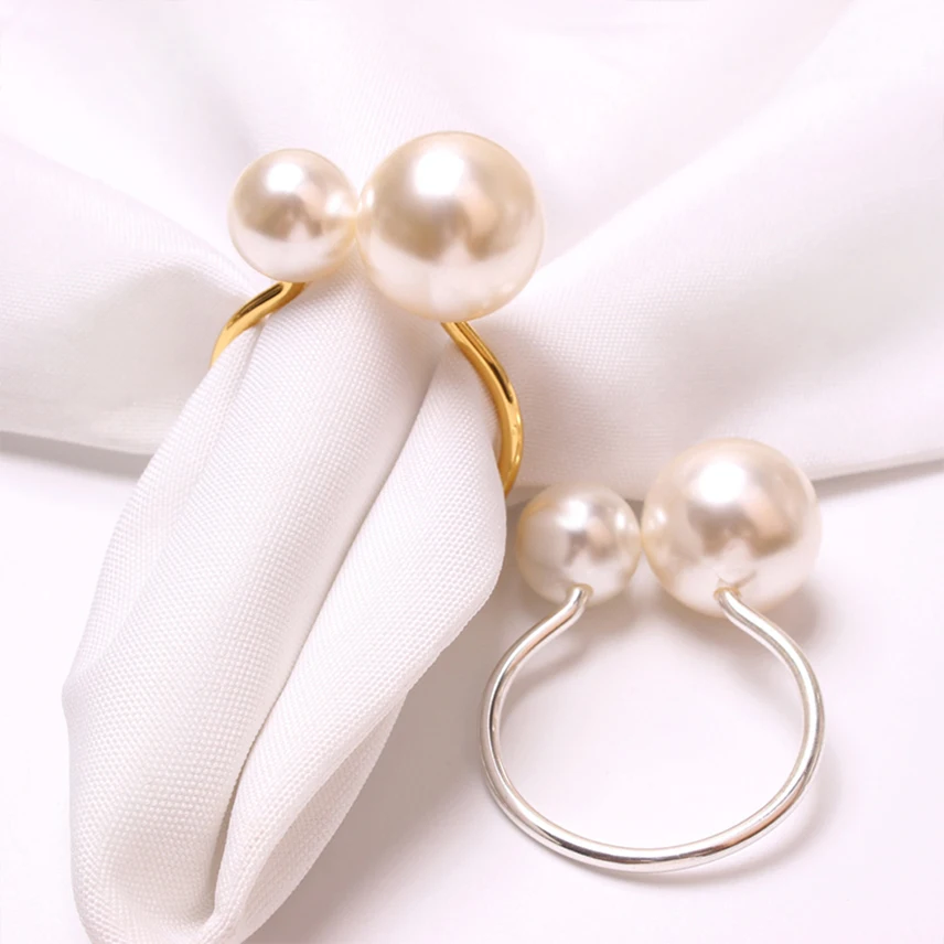 Pearls Napkin Rings Serving Napkins Gold Napkins Holder Table Art Wedding Decoration Table Noel Decoration 2021 Christmas Dinner
Pearls Napkin Rings Serving Napkins Gold Napkins Holder Table Art Wedding Decoration Table Noel Decoration 2021 Christmas Dinner