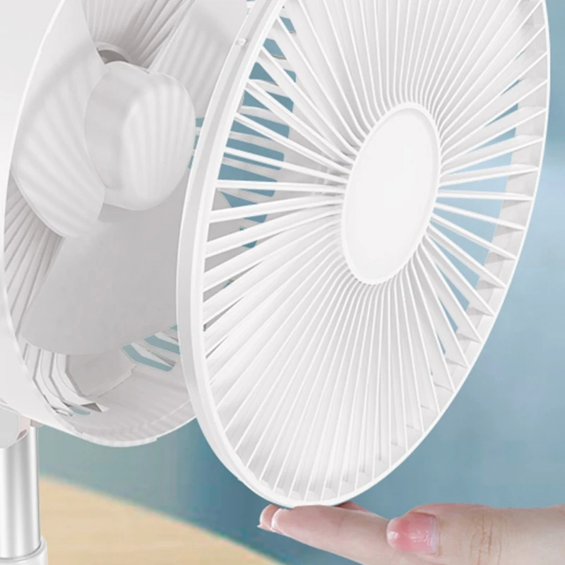 Standing Fan with Phone App Remote Control Timing 4-Speed 7.8" Foldable Telescopic Oscillating Fan 6000mah USB Desk Fan
Standing Fan with Phone App Remote Control Timing 4-Speed 7.8" Foldable Telescopic Oscillating Fan 6000mah USB Desk Fan