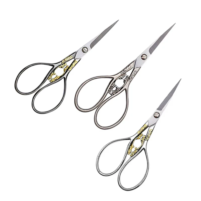 LMDZ European Retro Classic Scissors Sewing Tools Embroidery Scissors Golden Cloth Stitching Metal Scissors Diy Handicraft Tools
LMDZ European Retro Classic Scissors Sewing Tools Embroidery Scissors Golden Cloth Stitching Metal Scissors Diy Handicraft Tools