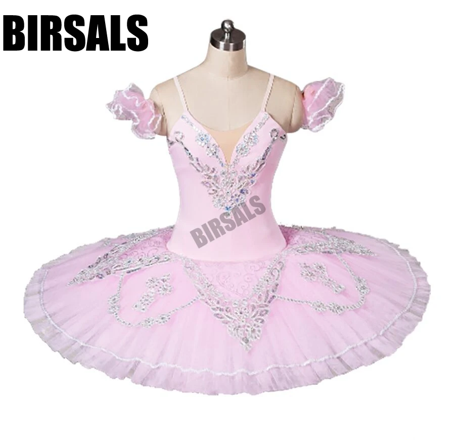 Женский розовый профессиональный костюм для балерины BT8931E|pancake tutu|professional ballet