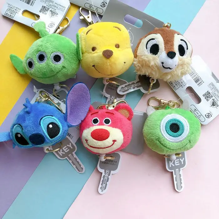 Fashion Disney Cartoon Keychain Cute Three Eyes Stitch Winnie Key Chain Chipmunk Retractable Keyring Pendant
Fashion Disney Cartoon Keychain Cute Three Eyes Stitch Winnie Key Chain Chipmunk Retractable Keyring Pendant