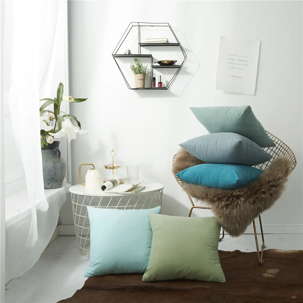 Solid Color Pillowcase Velvet Pillowslip Home Decorative Pillow Cases Fashion gift elegent Soft Pillow Cover Couch Cushion Cover
Solid Color Pillowcase Velvet Pillowslip Home Decorative Pillow Cases Fashion gift elegent Soft Pillow Cover Couch Cushion Cover