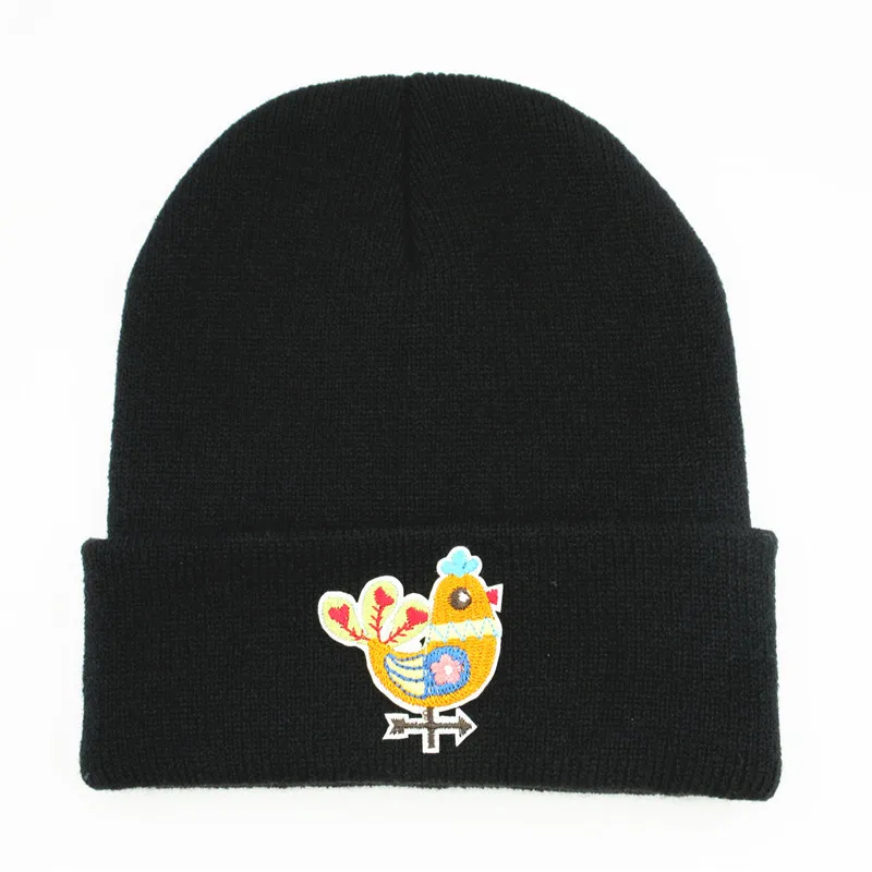 Cotton Chicken Animal Embroidery Thicken Knitted Hat Winter Warm Hat Skullies Cap Beanie Hat for Men and Women 381
Cotton Chicken Animal Embroidery Thicken Knitted Hat Winter Warm Hat Skullies Cap Beanie Hat for Men and Women 381