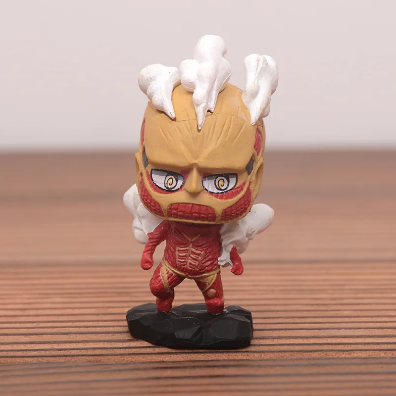 6cm Japan Anime Attack On Titan Eren Mikasa Armin Rivaille Cartoon Character PVC Anime Figure Kawaii Model Doll Toy Gift
6cm Japan Anime Attack On Titan Eren Mikasa Armin Rivaille Cartoon Character PVC Anime Figure Kawaii Model Doll Toy Gift