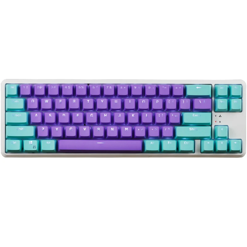 68 клавиш ANSI PBT Doubleshot набор с подсветкой OEM профиль для механической игровой