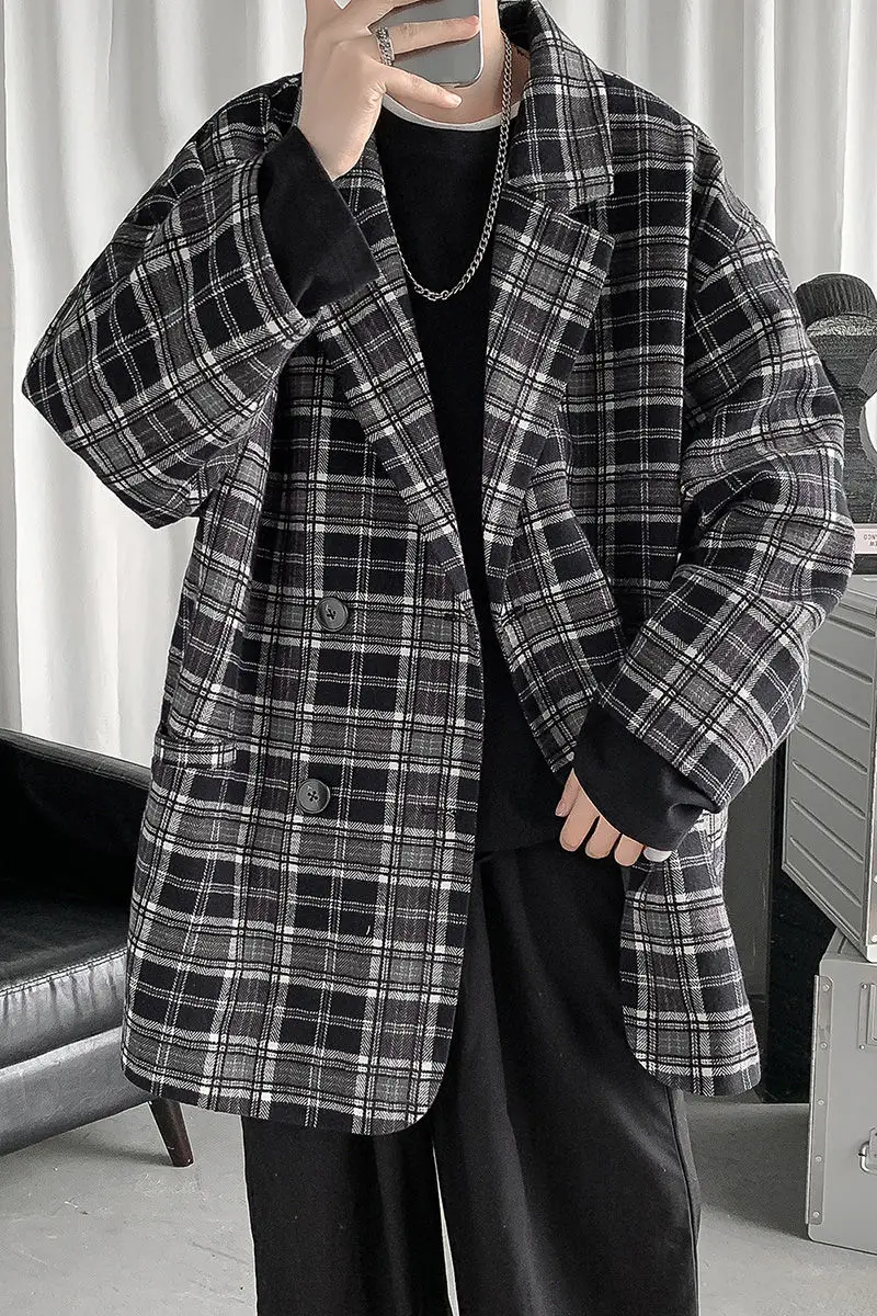 Men's jacket 2021 spring and winter new slim solid color Harajuku style retro plaid jacket loose casual young men's clothing
Men's jacket 2021 spring and winter new slim solid color Harajuku style retro plaid jacket loose casual young men's clothing