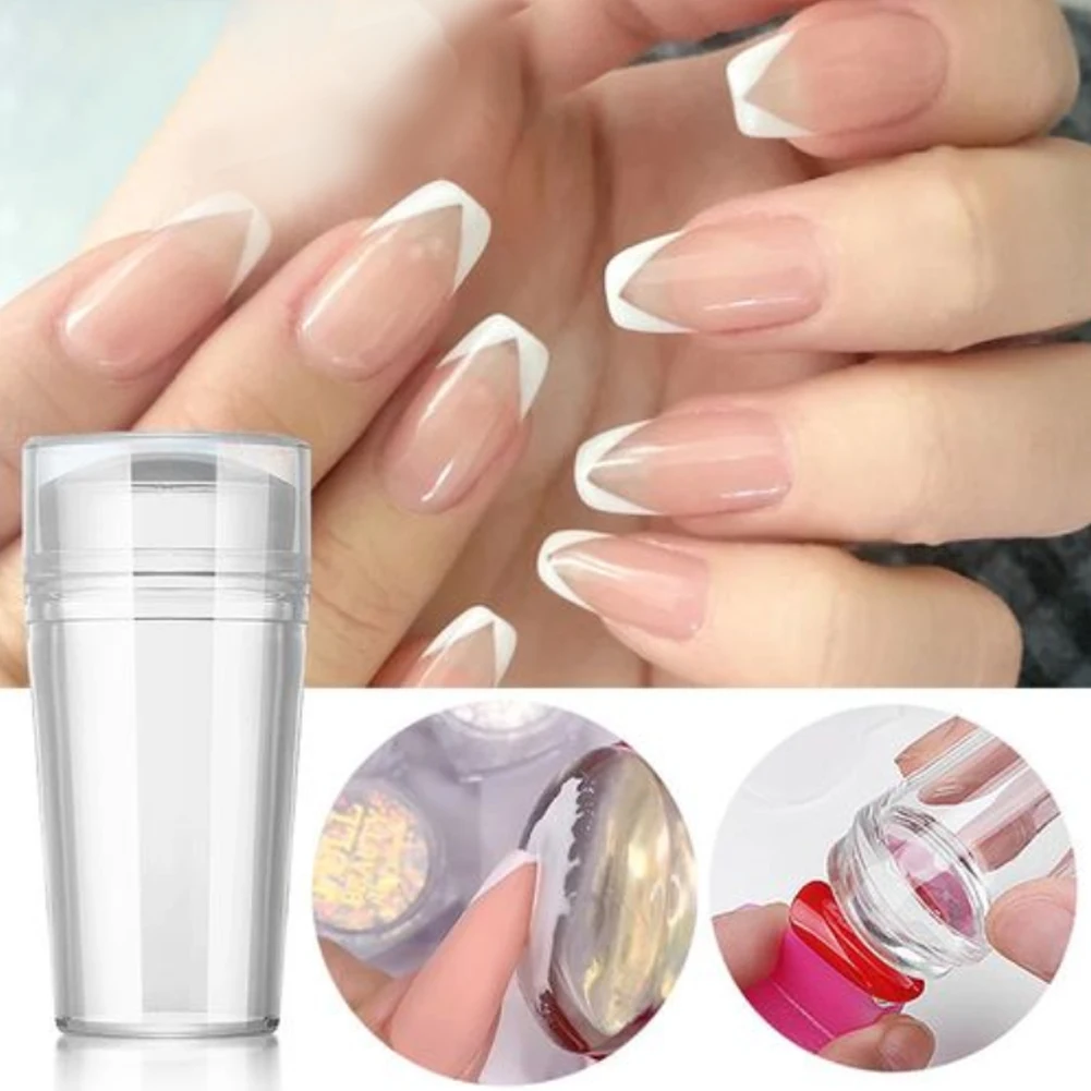 Double Sided Nail Art Stamper with Scraper Transparent Silicone Stamping Jelly Nail Art DIY Manicure Tool
Double Sided Nail Art Stamper with Scraper Transparent Silicone Stamping Jelly Nail Art DIY Manicure Tool
