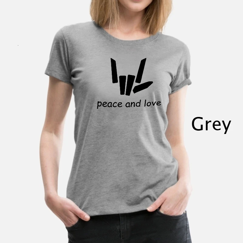 New arrival Peace and Love Fashion Women's T-shirt Short Sleeve T-shirt Short Sleeve Women's Tops Summer Fashion tees- K732
New arrival Peace and Love Fashion Women's T-shirt Short Sleeve T-shirt Short Sleeve Women's Tops Summer Fashion tees- K732