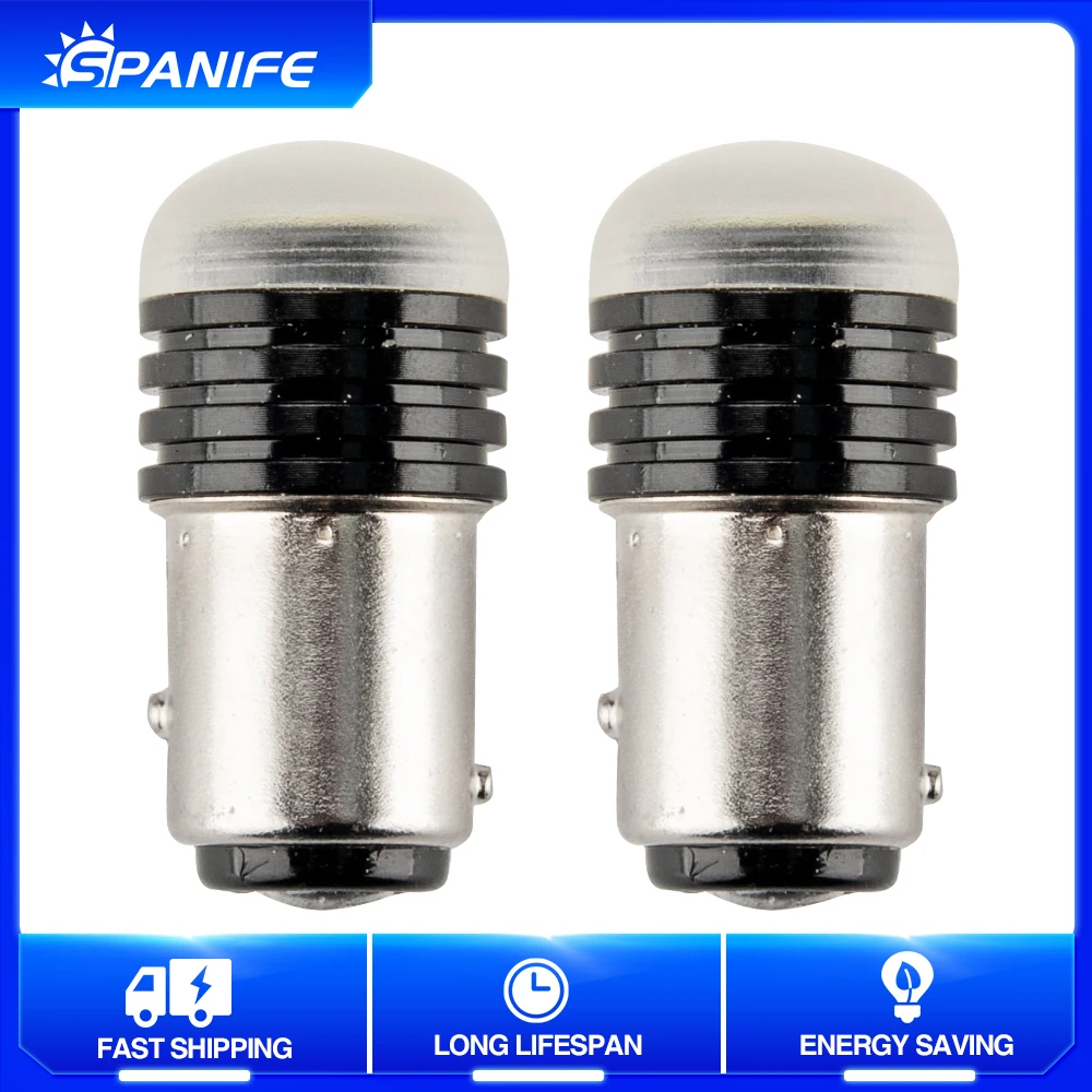 Spanife 2x 1157 P21/5W BAY15D 1156 BA15S P21W High Quality LED Auto Tail Brake Light Car DRL Driving Lamp Turn Signal Bulb White
Spanife 2x 1157 P21/5W BAY15D 1156 BA15S P21W High Quality LED Auto Tail Brake Light Car DRL Driving Lamp Turn Signal Bulb White
