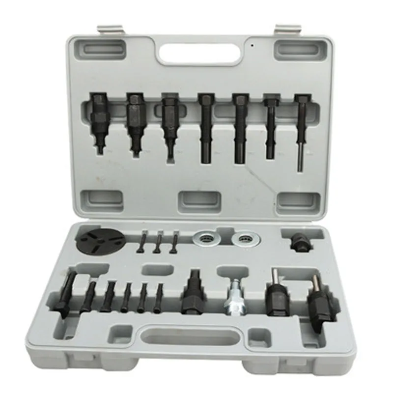 24Pc Car automotive A/C Compressor Clutch Hub Puller Remover Installer Auto Repair Tool Suction Cup Demolition Pump Hand Tools.
24Pc Car automotive A/C Compressor Clutch Hub Puller Remover Installer Auto Repair Tool Suction Cup Demolition Pump Hand Tools.
