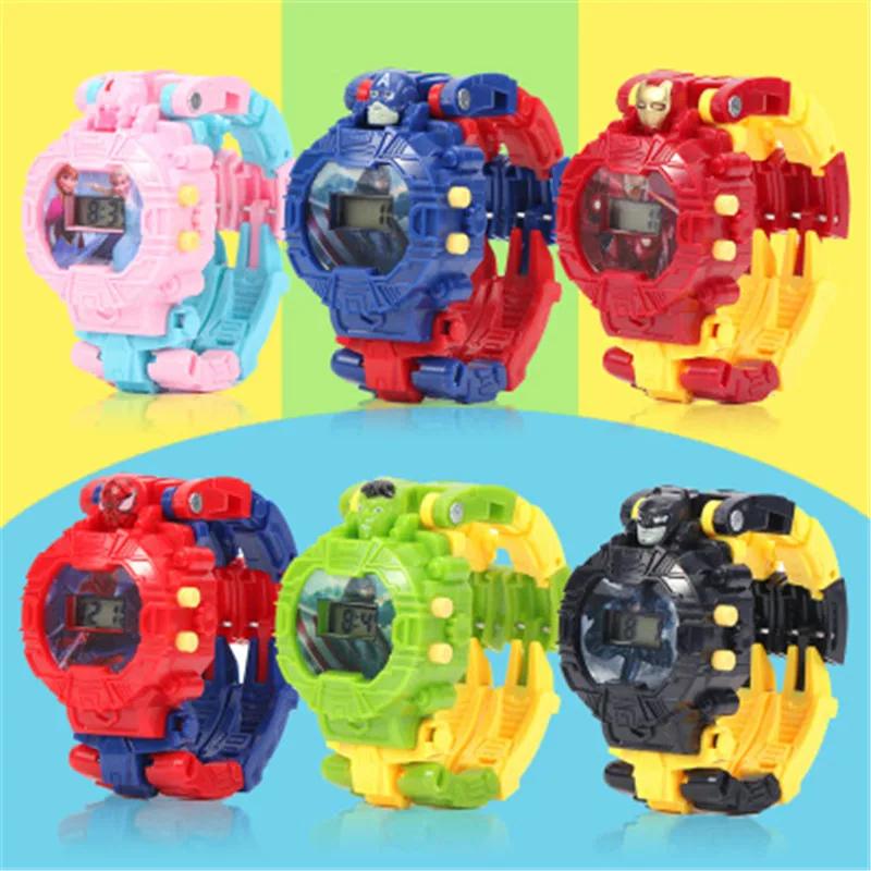 2020New Kids Toys Watch Action Figure Bracelet Avengers Iron Man Hulk Batman Block Toy Action Figure Children Christmas Gift18cm
2020New Kids Toys Watch Action Figure Bracelet Avengers Iron Man Hulk Batman Block Toy Action Figure Children Christmas Gift18cm