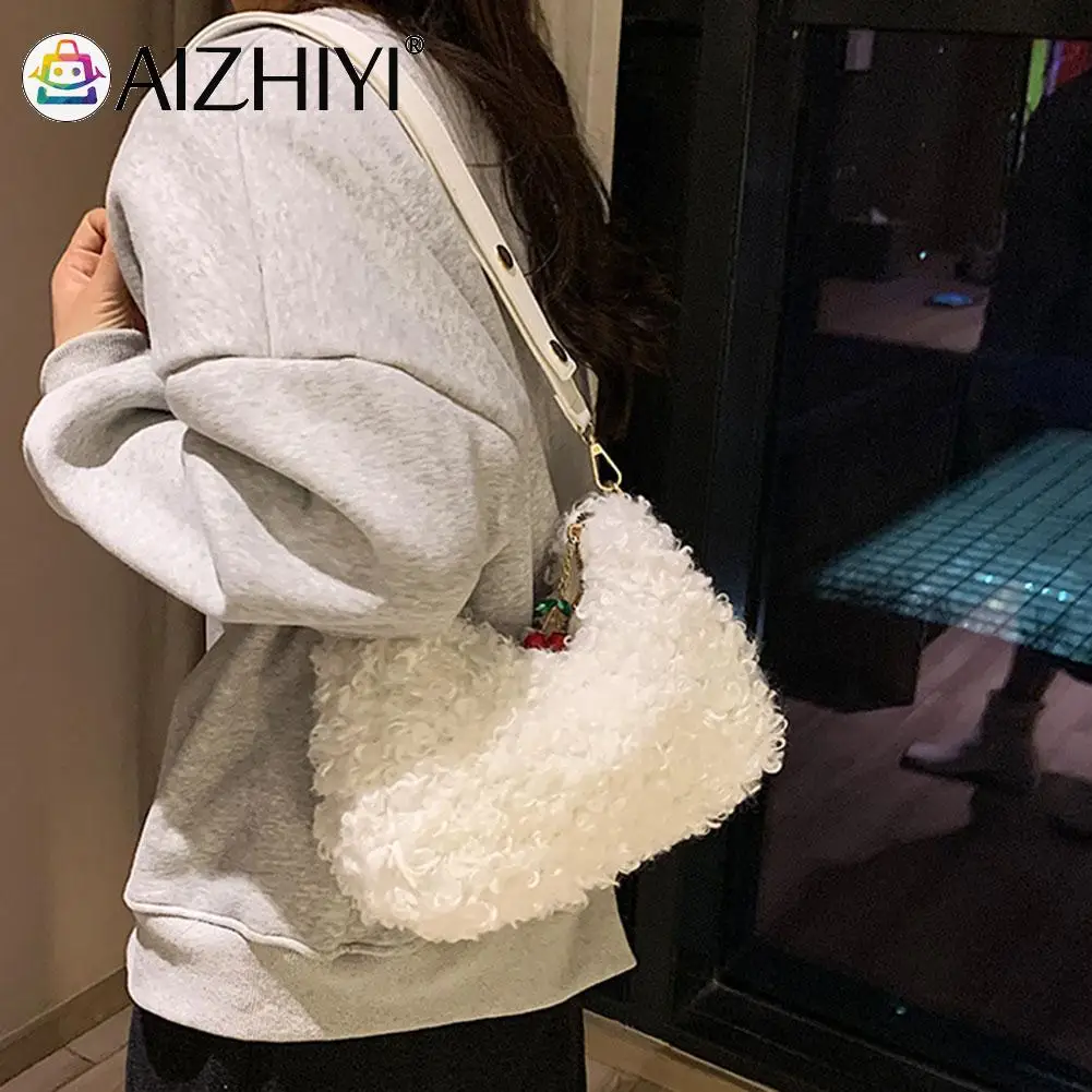 Женские сумки через плечо из овечьей шерсти, зимняя плюшевая сумка, Женская пушистая Повседневная Сумка-тоут для покупок
Женские сумки через плечо из овечьей шерсти, зимняя плюшевая сумка, Женская пушистая Повседневная Сумка-тоут для покупок