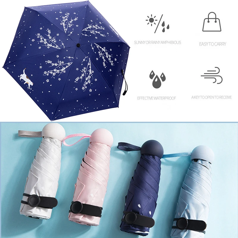 Portable Umbrella Rain Women Uv Printing Animal Cat Umbrella For Womens Windproof Mini Folding Umbrella Women Gift Parasol New
Portable Umbrella Rain Women Uv Printing Animal Cat Umbrella For Womens Windproof Mini Folding Umbrella Women Gift Parasol New