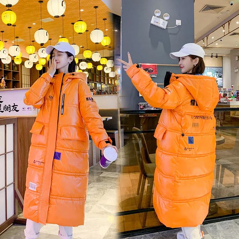 Women Long Winter Jacket Wide Loose Glossy Hooded Windproof Down Jacket Oversize Cotton padded Parkas Outwear Coat
Women Long Winter Jacket Wide Loose Glossy Hooded Windproof Down Jacket Oversize Cotton padded Parkas Outwear Coat