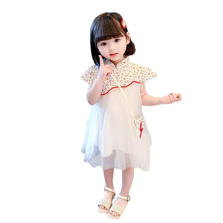 2021 Summer Children's Clothes Girls Dresses Kids' Baby Girl Dress Casual Han Chinese Clothing Cheongsam Tulle Birthday Dress
2021 Summer Children's Clothes Girls Dresses Kids' Baby Girl Dress Casual Han Chinese Clothing Cheongsam Tulle Birthday Dress