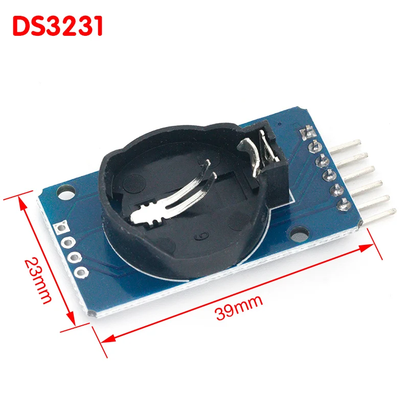 

DS3231 AT24C32 IIC Module Precision Clock Module DS3231SN Memory module DS3231 mini module Real Time 3.3V/5V For Raspberry Pi