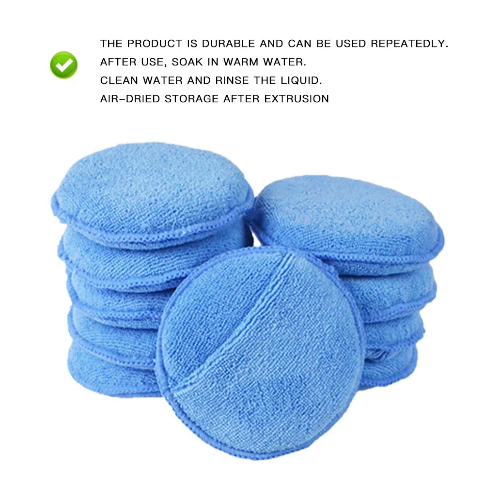 Pack Of 10 5 Inch Car Waxing Polishing Finishing Paint Care Polishing Pad Microfiber Wax Applicator Sponge Pad With Finger Pouch
Pack Of 10 5 Inch Car Waxing Polishing Finishing Paint Care Polishing Pad Microfiber Wax Applicator Sponge Pad With Finger Pouch