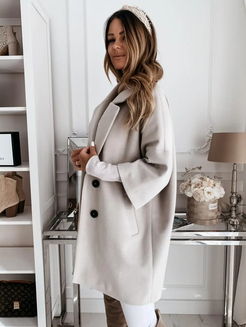 Women Autumn Woolen Coat 2020 Winter Warm Long Sleeve Turn Down Collar Outwear Women Jackets Casual Solid Button Loosse Overcoat
Women Autumn Woolen Coat 2020 Winter Warm Long Sleeve Turn Down Collar Outwear Women Jackets Casual Solid Button Loosse Overcoat