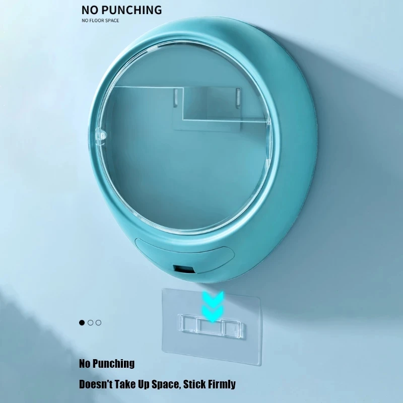 Round Shape Wall-mounted Makeup Organizer Punch-free Large Capacity Jewelry Cosmetic Storage Box Beauty Skin Care Storage Shelf
Round Shape Wall-mounted Makeup Organizer Punch-free Large Capacity Jewelry Cosmetic Storage Box Beauty Skin Care Storage Shelf