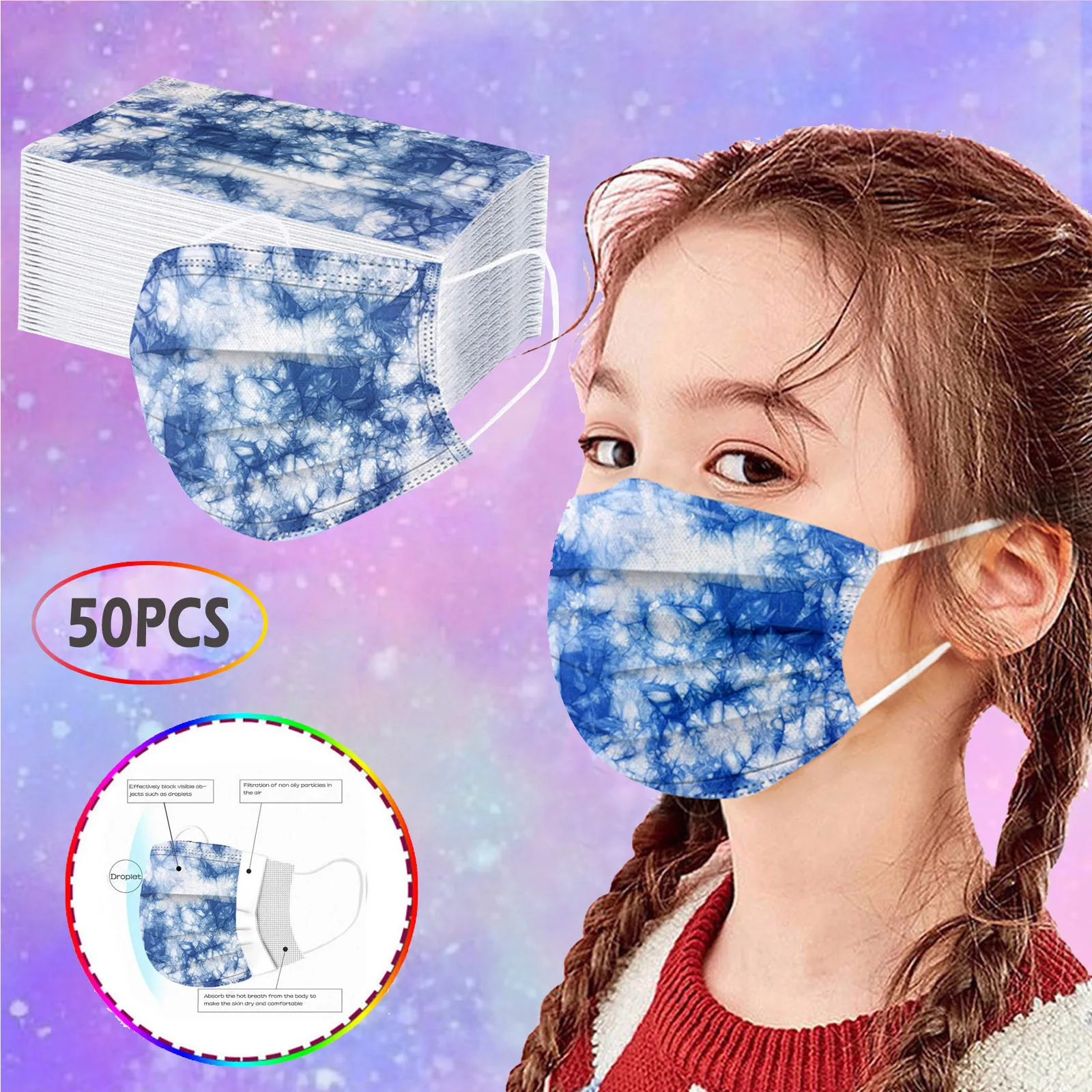 50PCS Child Masks Disposable Face Masks 3 Layer Filter Anti Dust Melt blown Protective Breathable Mouth Masks Children Kids Mask
50PCS Child Masks Disposable Face Masks 3 Layer Filter Anti Dust Melt blown Protective Breathable Mouth Masks Children Kids Mask