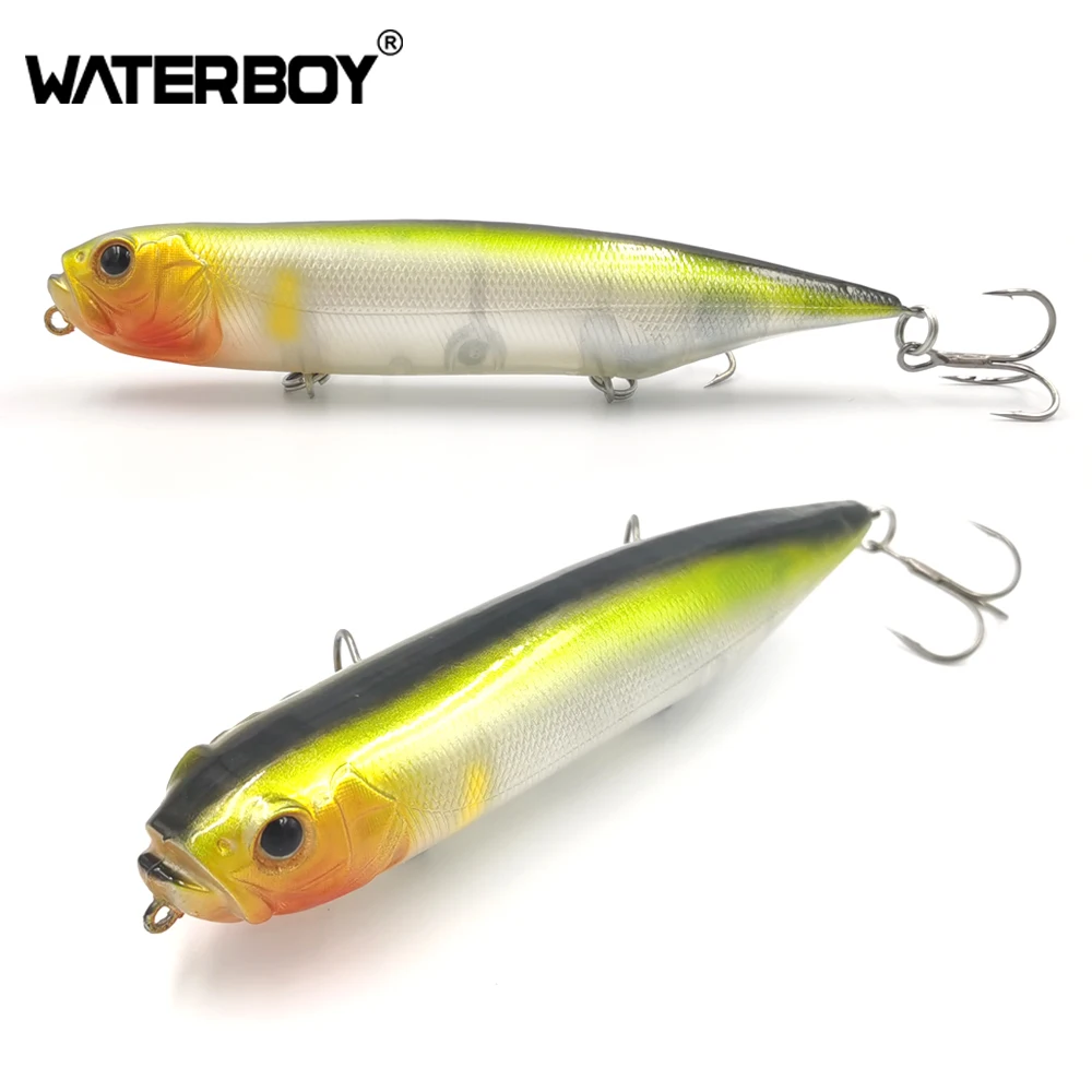 12cm 21g Pencil Fishing Lure Saltwater Topwater Fish Dog Rattle Artificial Stick Lure 3 Hooks Hard Fishing Lure
12cm 21g Pencil Fishing Lure Saltwater Topwater Fish Dog Rattle Artificial Stick Lure 3 Hooks Hard Fishing Lure