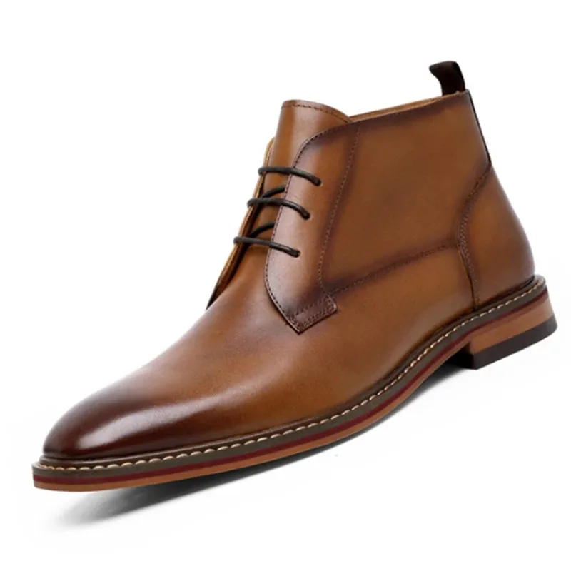 2022 Autumn Men Boots Luxury Genuine Cow Leather Classic Retro Ankle Martin Botas Handmade Black Brown Lace Up Men Dress Shoes
2022 Autumn Men Boots Luxury Genuine Cow Leather Classic Retro Ankle Martin Botas Handmade Black Brown Lace Up Men Dress Shoes