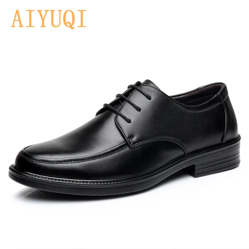 AIYUQI Men's Shoes Business Casual Spring 2021 New Men Genuine Leather Shoes Anti-slip Lace-up Men's Formal Shoes
AIYUQI Men's Shoes Business Casual Spring 2021 New Men Genuine Leather Shoes Anti-slip Lace-up Men's Formal Shoes