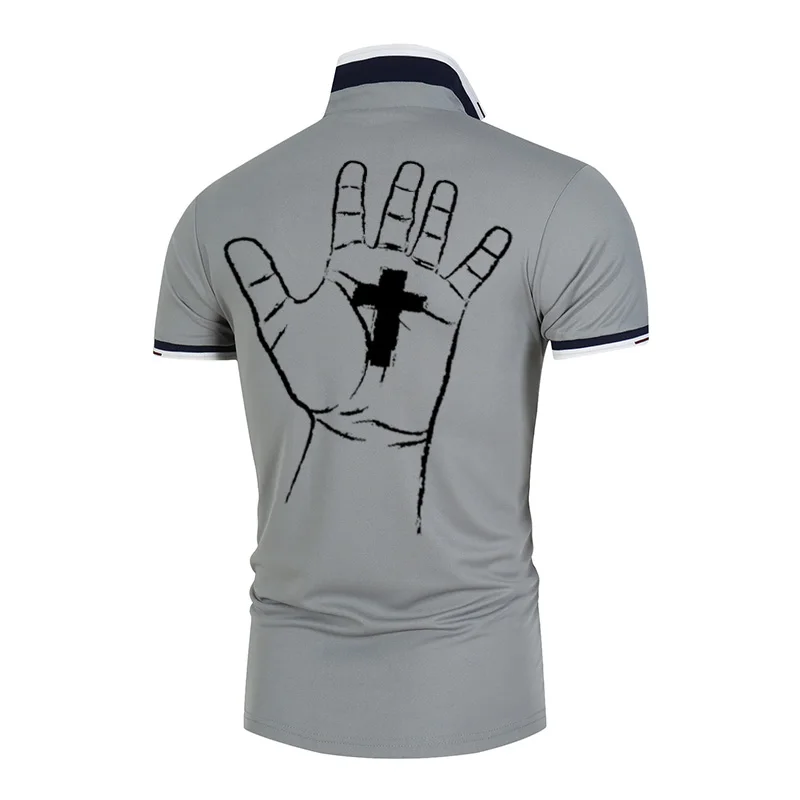 2021 Summer Short Sleeve Polo Men's casual T-shirt solid color Lapel T-shirt youth trend thin top
2021 Summer Short Sleeve Polo Men's casual T-shirt solid color Lapel T-shirt youth trend thin top