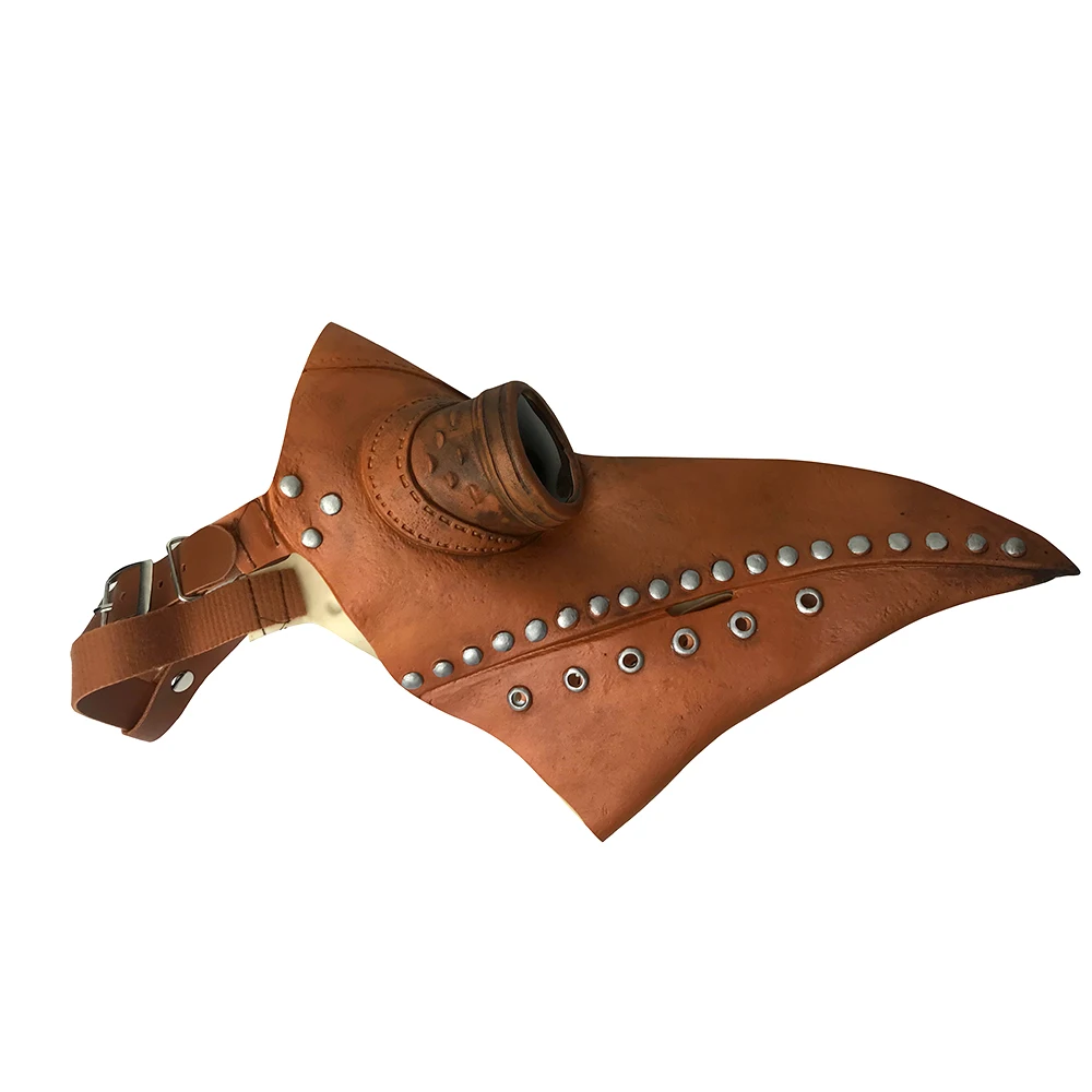 Punk Mens Halloween Mask Brown Long Nose Masks Plague Doctor Mask Steampunk Accessorry Cosplay Costume
Punk Mens Halloween Mask Brown Long Nose Masks Plague Doctor Mask Steampunk Accessorry Cosplay Costume
