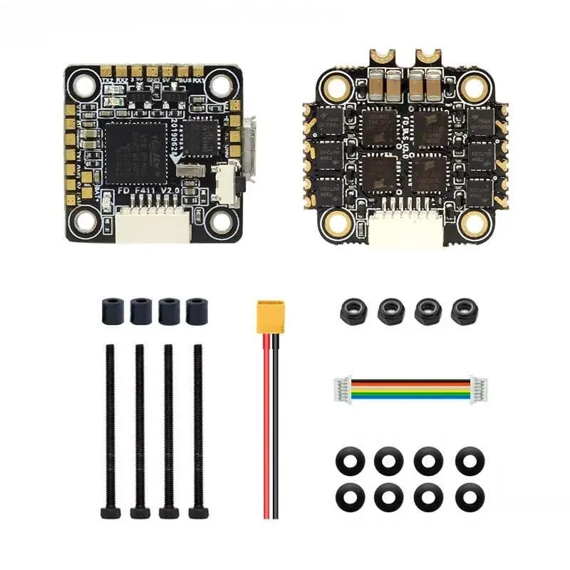 HGLRC FD413 VTX STACK 16x16mm F411 Flight Controller 13A BLS 4in1 ESC Micro 400mW VTX for RC FPV Racing Freestyle Micro Drones
HGLRC FD413 VTX STACK 16x16mm F411 Flight Controller 13A BLS 4in1 ESC Micro 400mW VTX for RC FPV Racing Freestyle Micro Drones
