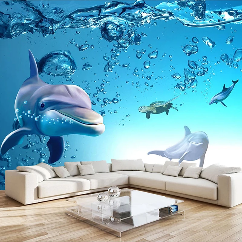 Custom Photo Blue Ocean 3D Dolphin Waterproof Canvas Interior Wall Painting Mural Wallpaper For Kids Room Living Room Bedroom
Custom Photo Blue Ocean 3D Dolphin Waterproof Canvas Interior Wall Painting Mural Wallpaper For Kids Room Living Room Bedroom
