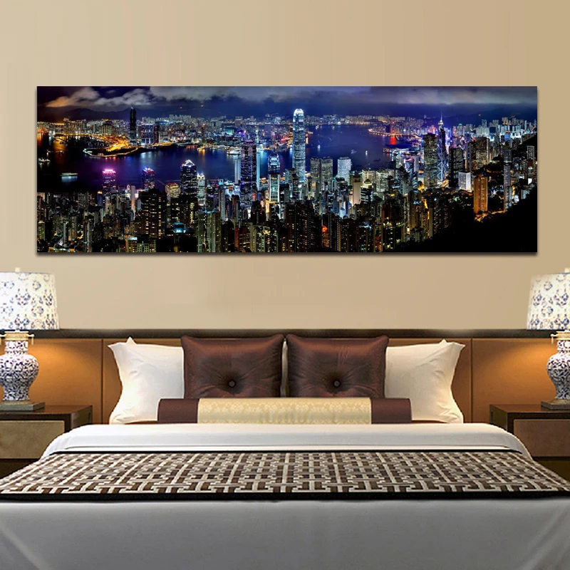 Landscape Posters and Prints Wall Art Canvas Painting Hong Kong City Night Scene Decorative Pictures for Living Room Home Decor
Landscape Posters and Prints Wall Art Canvas Painting Hong Kong City Night Scene Decorative Pictures for Living Room Home Decor