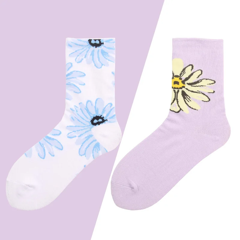 Violet Crew Street Fashion Socks Hip Hop Joint Flower Inflorescence Flowers Elegant Blue Purple Bellis Perennis Daisy Marguerite
Violet Crew Street Fashion Socks Hip Hop Joint Flower Inflorescence Flowers Elegant Blue Purple Bellis Perennis Daisy Marguerite